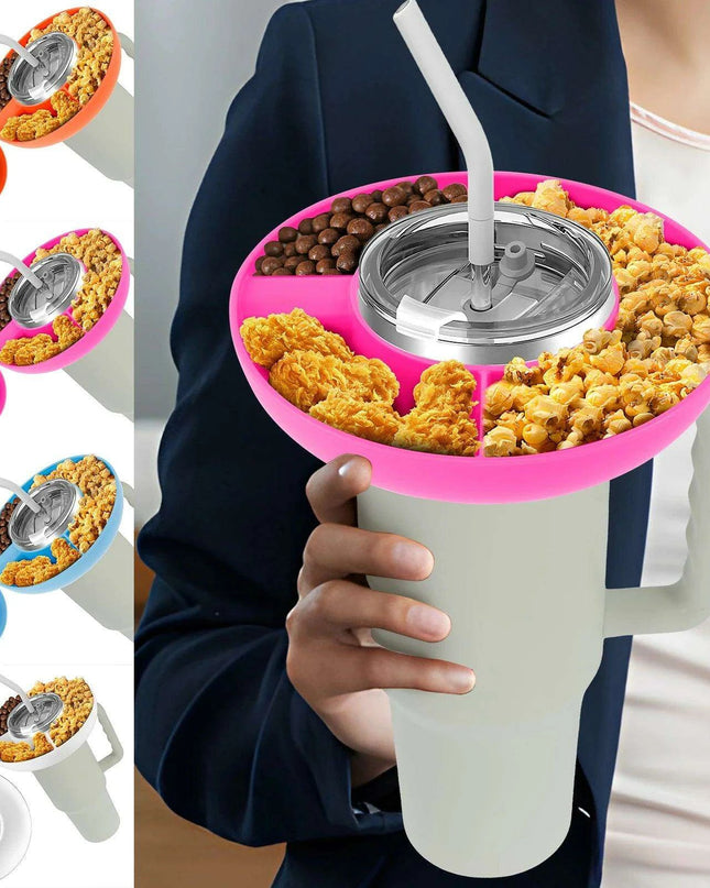 Ultimate 3-Compartment Snack Bowl for 40oz Tumblers