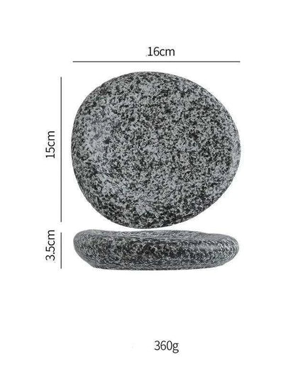 Elegant Irregular Japanese Ceramic Plate Set - Redefine Your Dining Experience