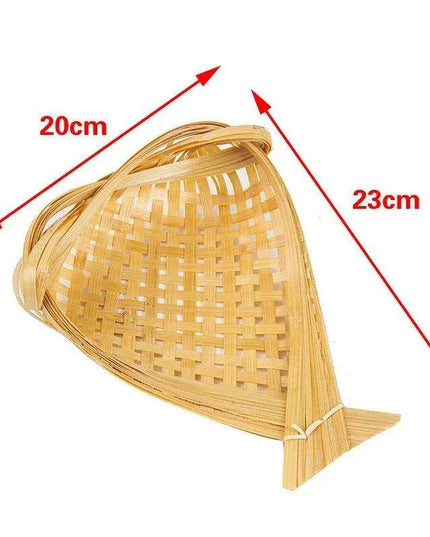 Sophisticated Bamboo Sushi and Sashimi Serving Set with Decorative Accents