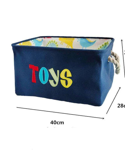 Chic Collapsible Canvas Storage Bin for Kids