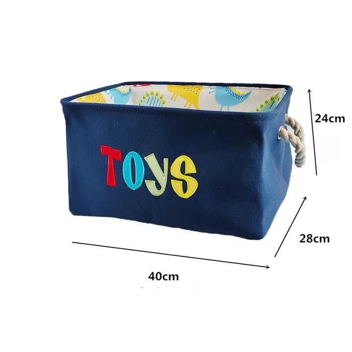 Canvas Storage Basket: Foldable and Chic Storage Solution for Children and Infants