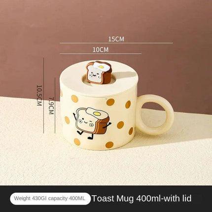 Charming Panda Pair Ceramic Coffee Mugs - A Delightful Duo