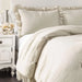 King Bed Linen Set Reyna 3-Piece Ruffled Comforter Bedding Set With Pillow Shams