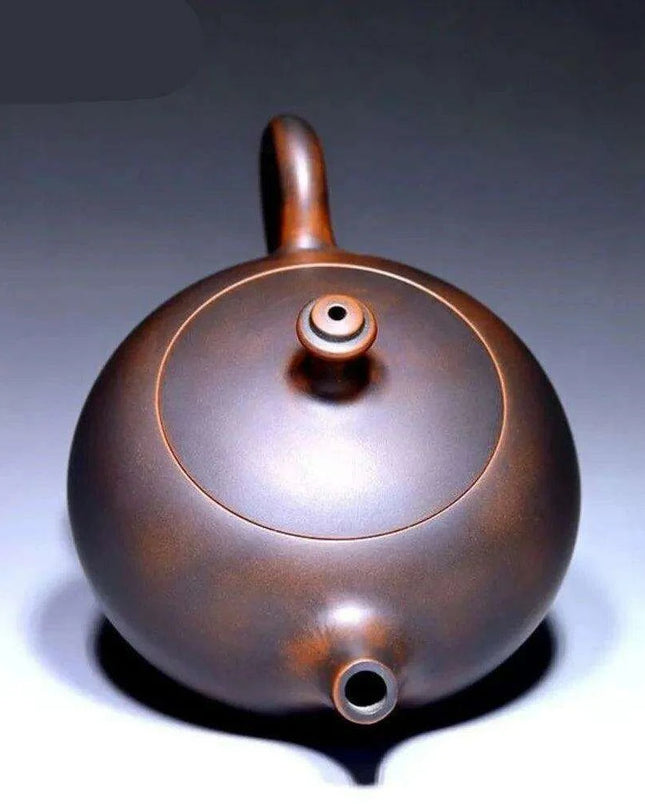 Handcrafted 220ml Qinzhou Nixing Purple Clay Teapot and Kettle Set for Authentic Chinese Tea Rituals