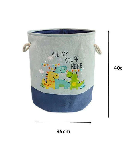 Chic Collapsible Canvas Storage Bin for Kids