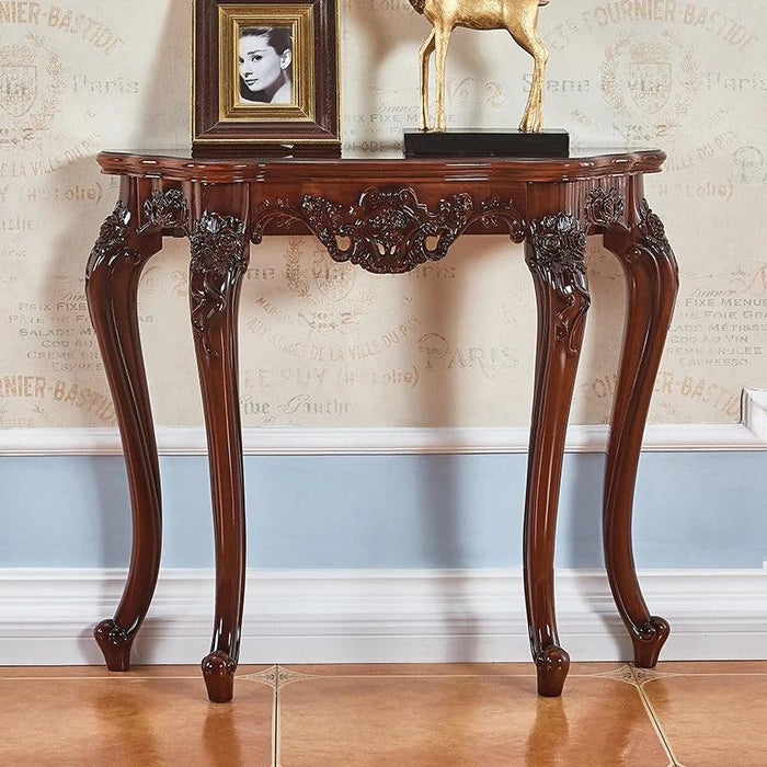 Retro Elegance Console Table - Vintage Side Table for Stylish Home Decor