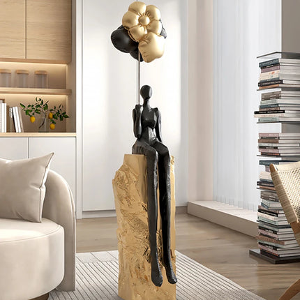 Home Decor Figurines Abstract Statues Art Ornaments Living Room Large