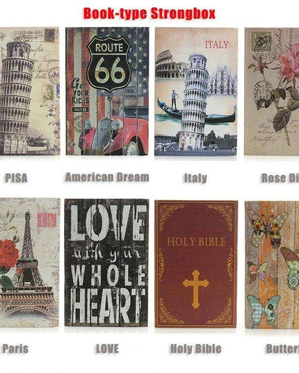 Secret Book Safe with Combination Lock for Concealed Valuables