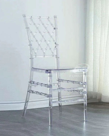 Elegant 50-Piece Clear Acrylic Chiavari Chairs for Sophisticated Celebrations