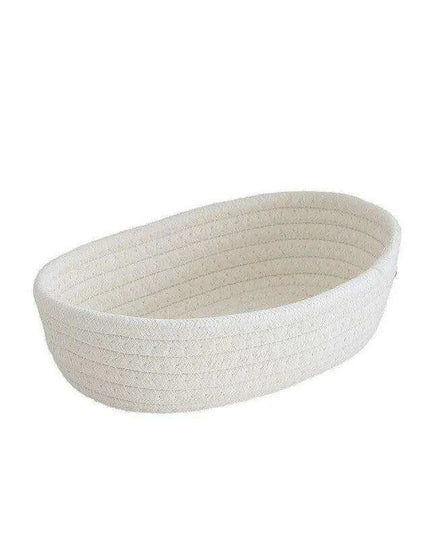 Scandinavian-Style Cotton Rope Desktop Storage Baskets - Chic Organization Solutions