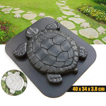 Charm Hub Reusable Tortoise Concrete Mold - DIY Garden Stepping Stones