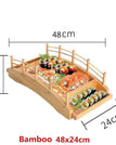 Bamboo 48x24xH13cm