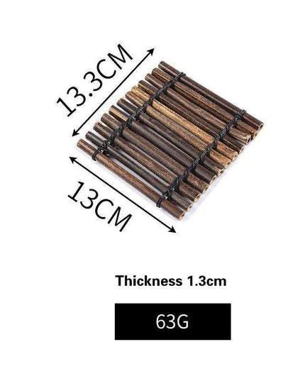 Artistic Bamboo Sushi Platter - Elegant Japanese Serving Tray