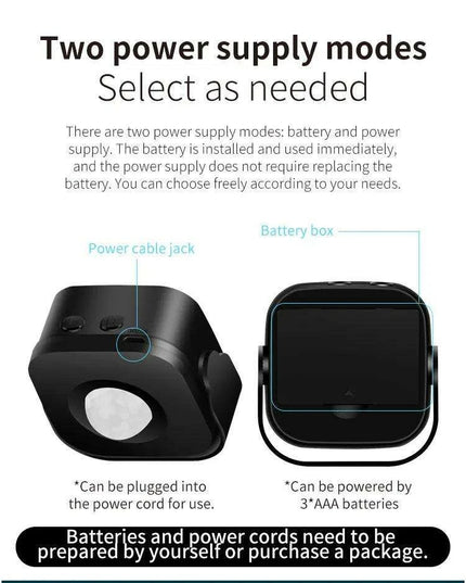 Wireless Motion Detection Doorbell Alarm with Enhanced Security and Welcome Notification