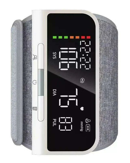 Portable Smart Arm Blood Pressure Monitor with USB Connection and Large LCD Display