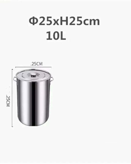 Versatile Stainless Steel Cooking Pot Set with Handle for Easy Transport