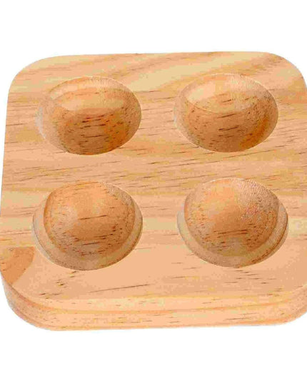 Charming Rustic Wooden Egg Organizer for Kitchen and Fridge Storage