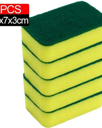 Super-Absorbent Versatile Cleaning Sponges - Effective Dish Brushes for Stubborn Stains and Pot Scrubbing (Multiple Pack Sizes Available)
