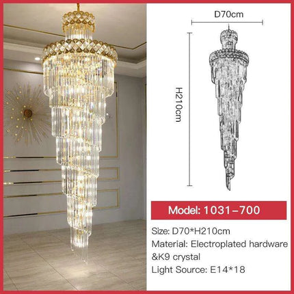 Opulent Crystal Chandelier - Chic Lighting Solution