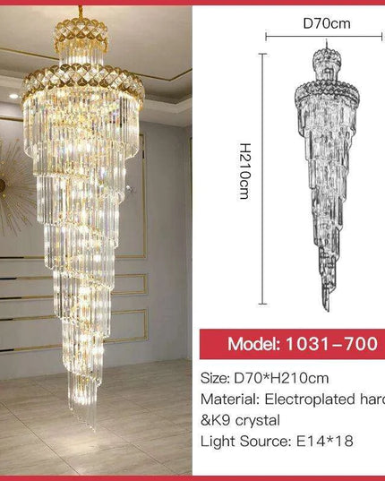 Opulent Crystal Chandelier - Chic Lighting Solution