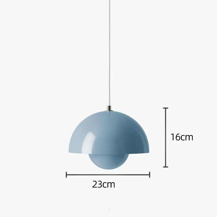 Nordic Inspired Iron Pendant Lamp: Elegant Lighting for Contemporary Spaces