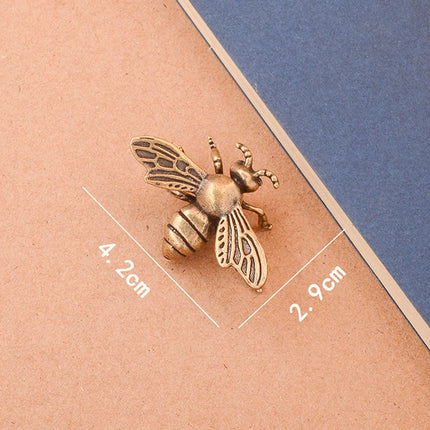 Solid Brass Simulation Insect Honeybee/Dragonfly Figurines Miniatures Tea Pet Funny Beetle Craft Desktop Ornament Home Decoratio solid-brass-simulation-insect-honeybee-dragonfly-figurines-miniatures-tea-pet-funny-beetle-craft-desktop-ornament-home-decoratio