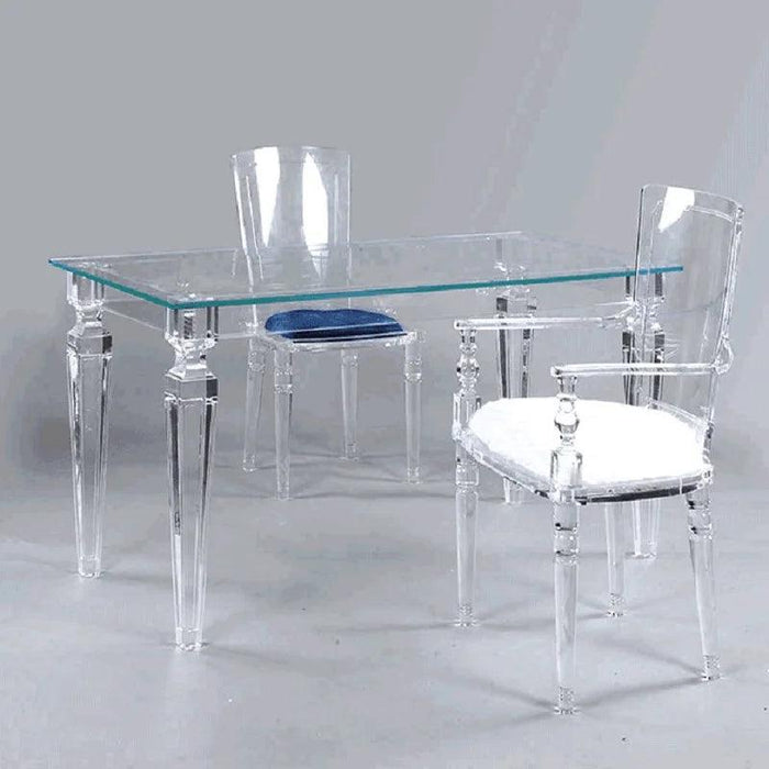 Modern Elegance Transparent Acrylic Event Table