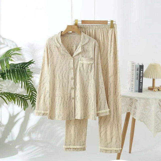 Elegant Spring Couples Coordinated Cotton Sleepwear Set for Luxurious Comfort