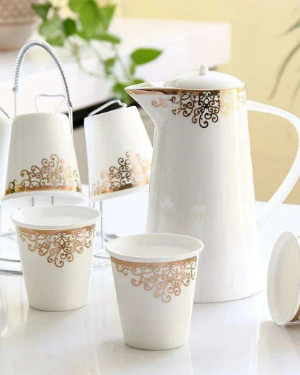 Sophisticated Bone China Tea Set - Classic Vintage Collection