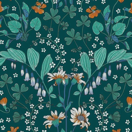 Très Elite 3D Nostalgic Rainforest Plants Wallpaper - Vibrant & Durabl - Copy
