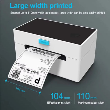 Z9220 Portable Bluetooth Thermal Label Printer — 4×6 Inch