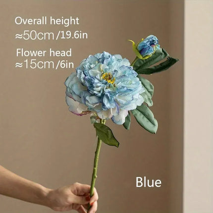 Peony Artificial Flowers — Faux Bouquet for Home & Wedding Decor