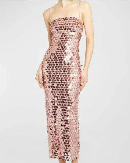 Gorgeous Backless Sequin Cocktail Dress - Elegant Evening Gown for Women