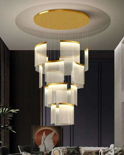 Customizable Nordic Remote-Controlled Chandelier with Adjustable Height