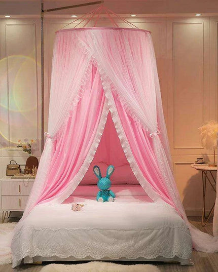 Dreamy Double Layer Floral Lace Canopy - Create Your Personal Oasis