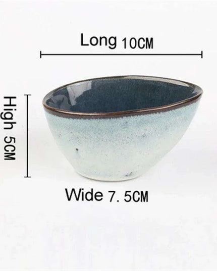 Chic Ceramic Soy Sauce Dipping Dish Set with Multi-Purpose Serving Tray