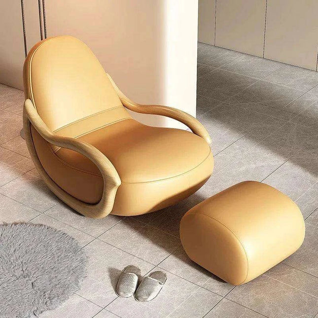 Elegant Leather Recliner Chair for Ultimate Relaxation and Gaming