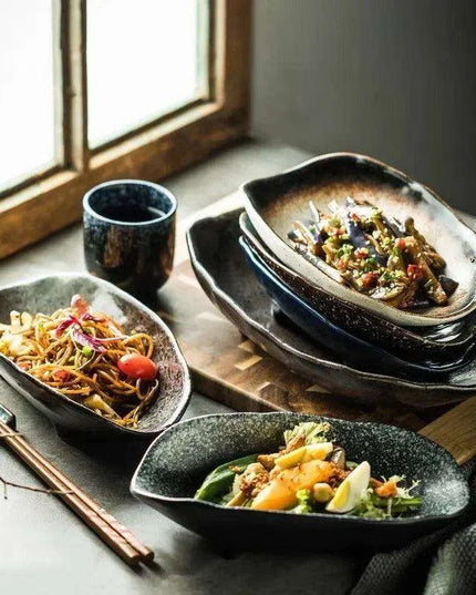 Chic High-Legged Ceramic Serving Bowl for Contemporary Dining Style