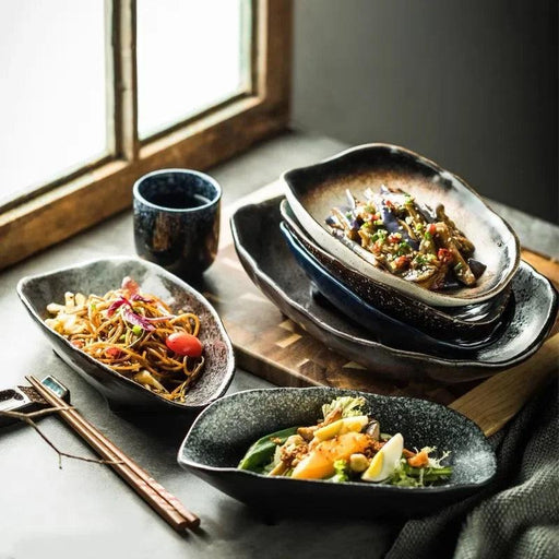 Chic High-Legged Ceramic Serving Bowl for Contemporary Dining Style