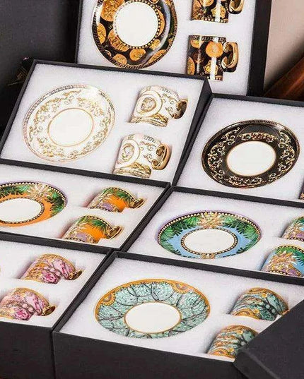 Luxurious Porcelain Coffee Pair Set