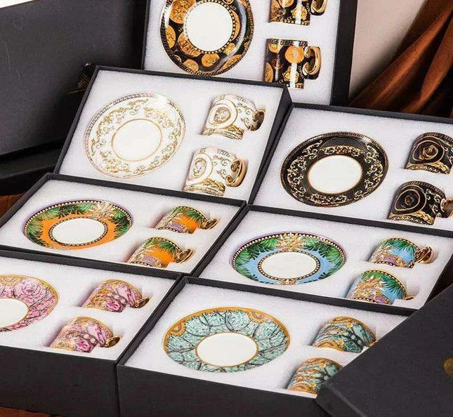 Luxurious Porcelain Coffee Pair Set