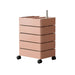360-Degree Rotating Multi-Layer Storage Organizer - Stylish Movable Cabinet for Magazines and Cosmetics
