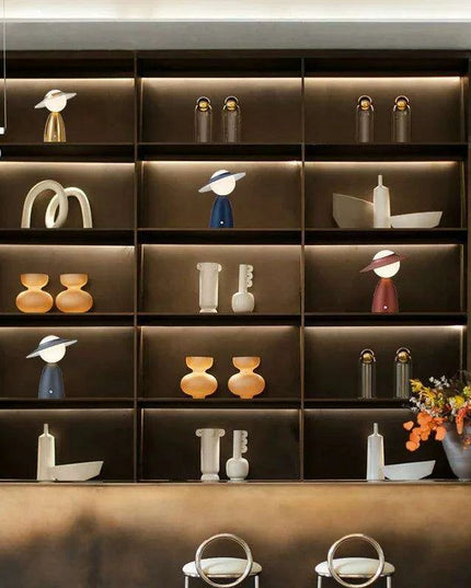 Swordsman Rechargeable Touch Dimming Desk Lamp - Modern Elegance for Home and Office