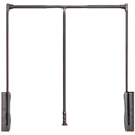 Pull-Down Wardrobe Lift Hanger with Hydraulic Damping — Aluminium Alloy, 30kg | Très Elite