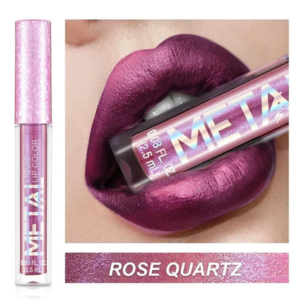 Metallic Matte Liquid Lipstick Waterproof Long Lasting Non-Stick Cup Matte Shimmer Glitter Lip Gloss Women Lips Makeup 12 Colors metallic-matte-liquid-lipstick-waterproof-long-lasting-non-stick-cup-matte-shimmer-glitter-lip-gloss-women-lips-makeup-12-colors