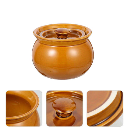 Ceramic Clay Cooking Pot - Your Ultimate Kitchen Essential for Hearty Soups and Stews