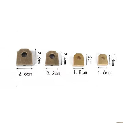Furniture Fittings Vintage Brass Lock Head Copper Head Lock Head Buckl