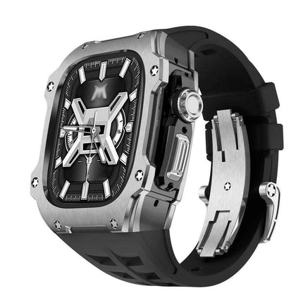 Premium 49mm Stainless Steel Apple Watch Case and Band - Redefine Your Elegance