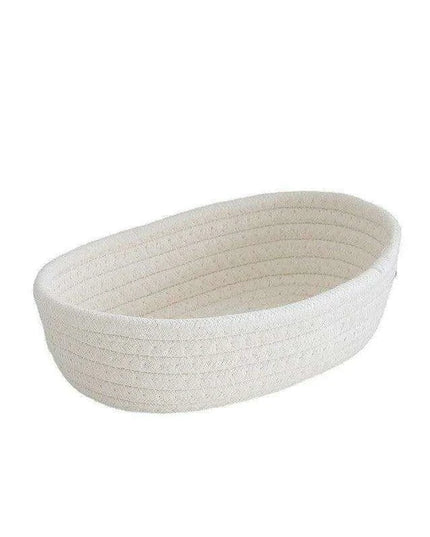 Scandinavian-Style Cotton Rope Desktop Storage Baskets - Chic Organization Solutions