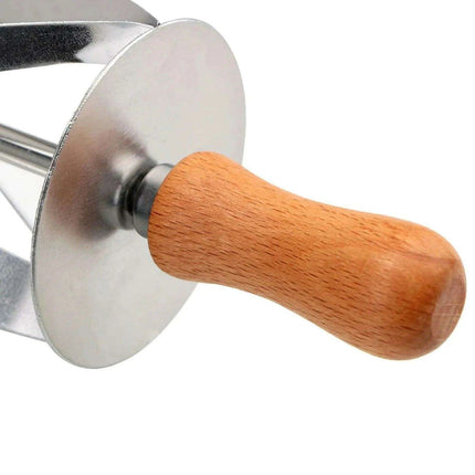 Ultimate Stainless Steel Dough Cutting and Croissant Rolling Kit - Master the Art of Baking